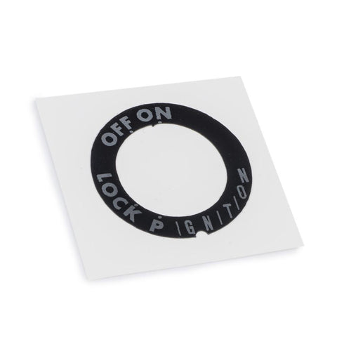 RDZ125LC Ignition Switch Decal