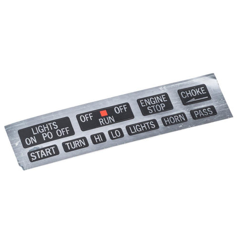 RD200 1976 Handlebar Switch Gear Decal Set