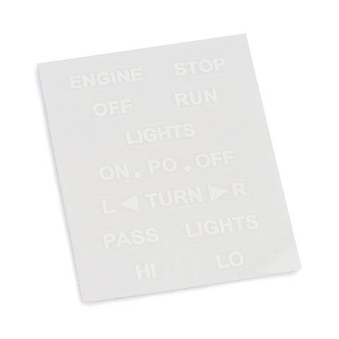 RD350R YPVS Handlebar Switch Gear Decal Set