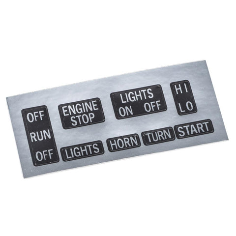 XS650 Handlebar Switch Gear Decal Set
