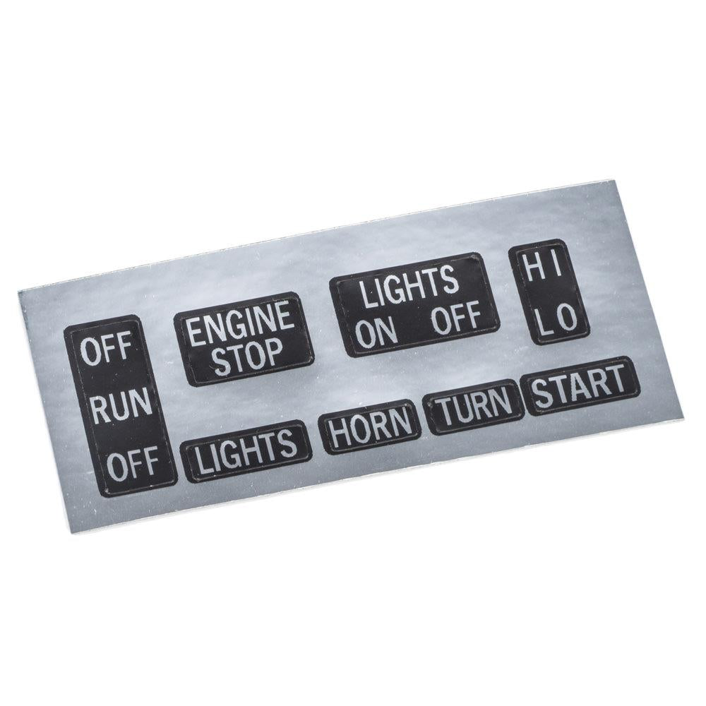 RD200 1973 Handlebar Switch Gear Decal Set