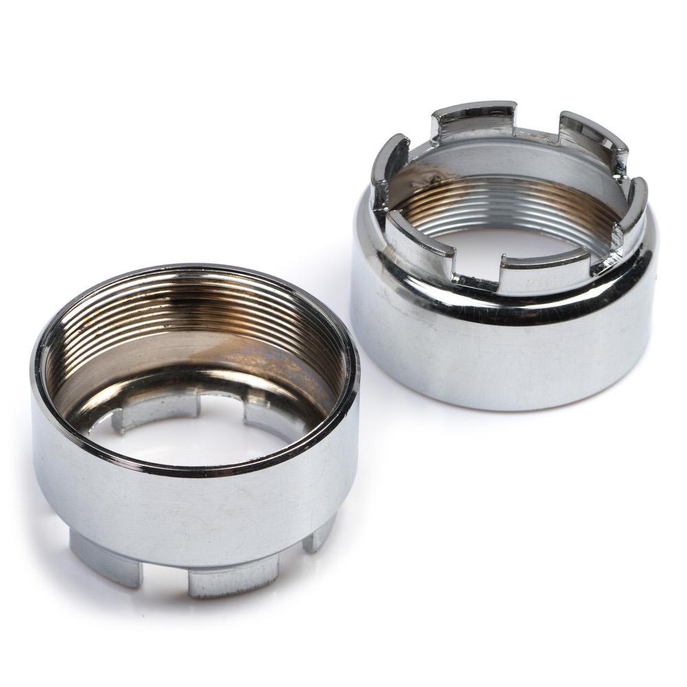 RD350 Exhaust Silencer Castle Nuts
