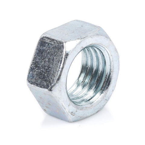 M10 BZP Plain Nut (14mm Hex)
